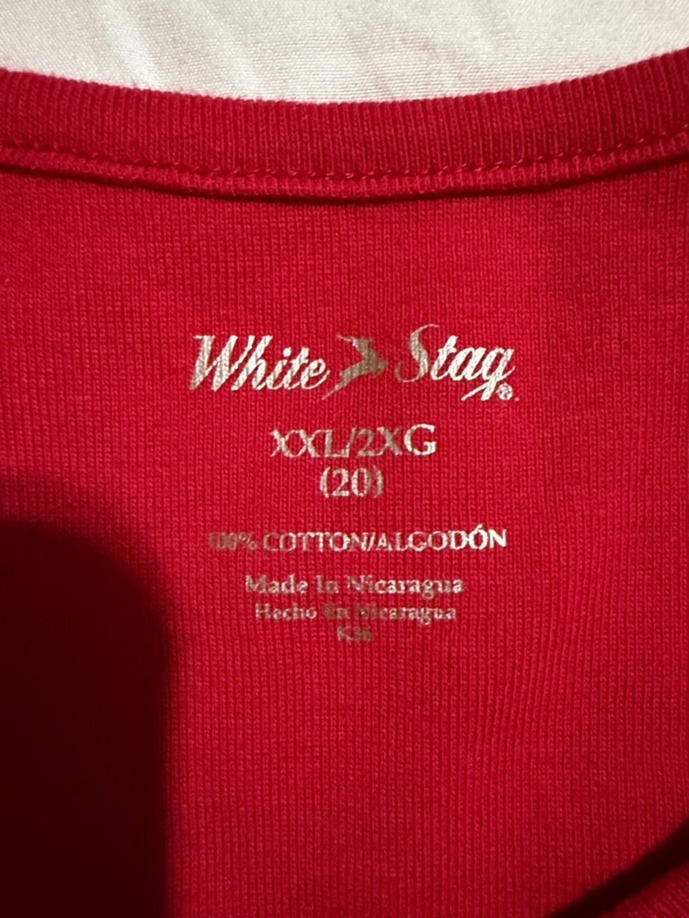 White Stag Women’s Bright Red Scoop Neck Tank - Picture 3 of 4